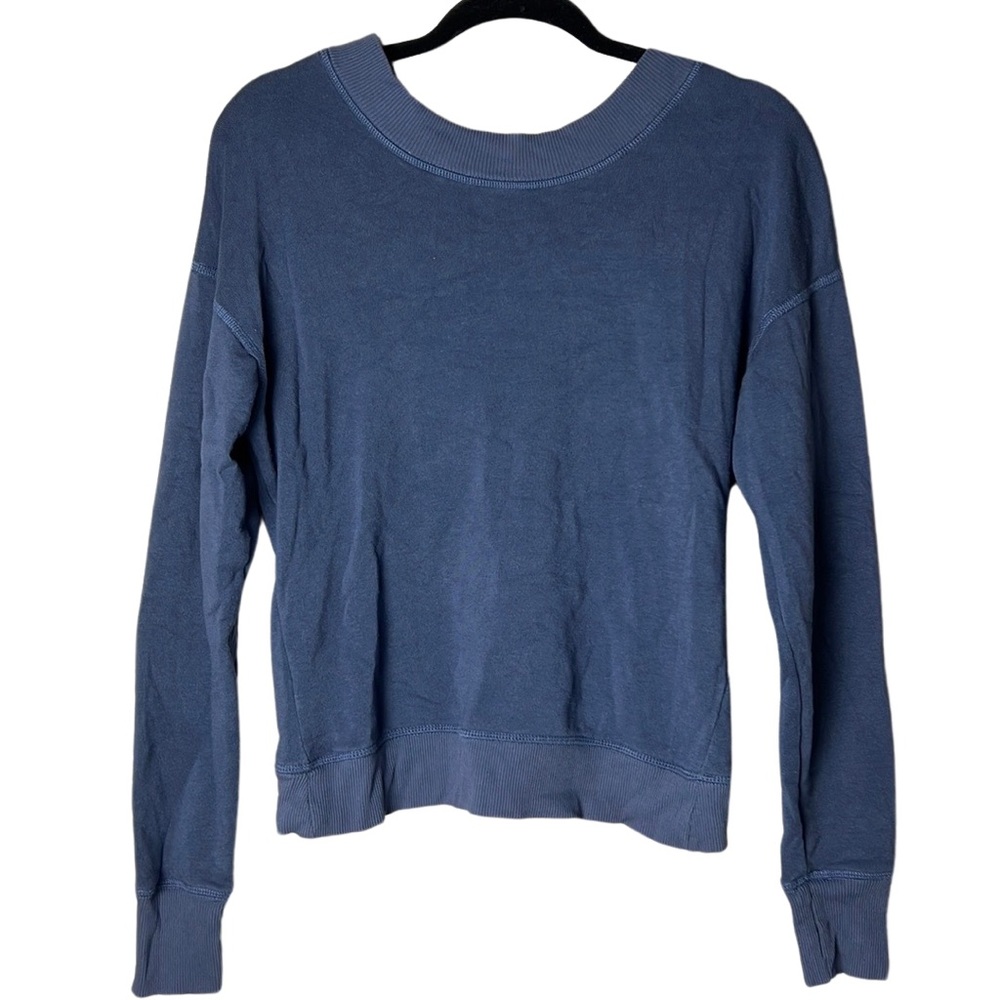 OFFLINE by Aerie Long-Sleeve Cropped Twist-Back Sweatshirt